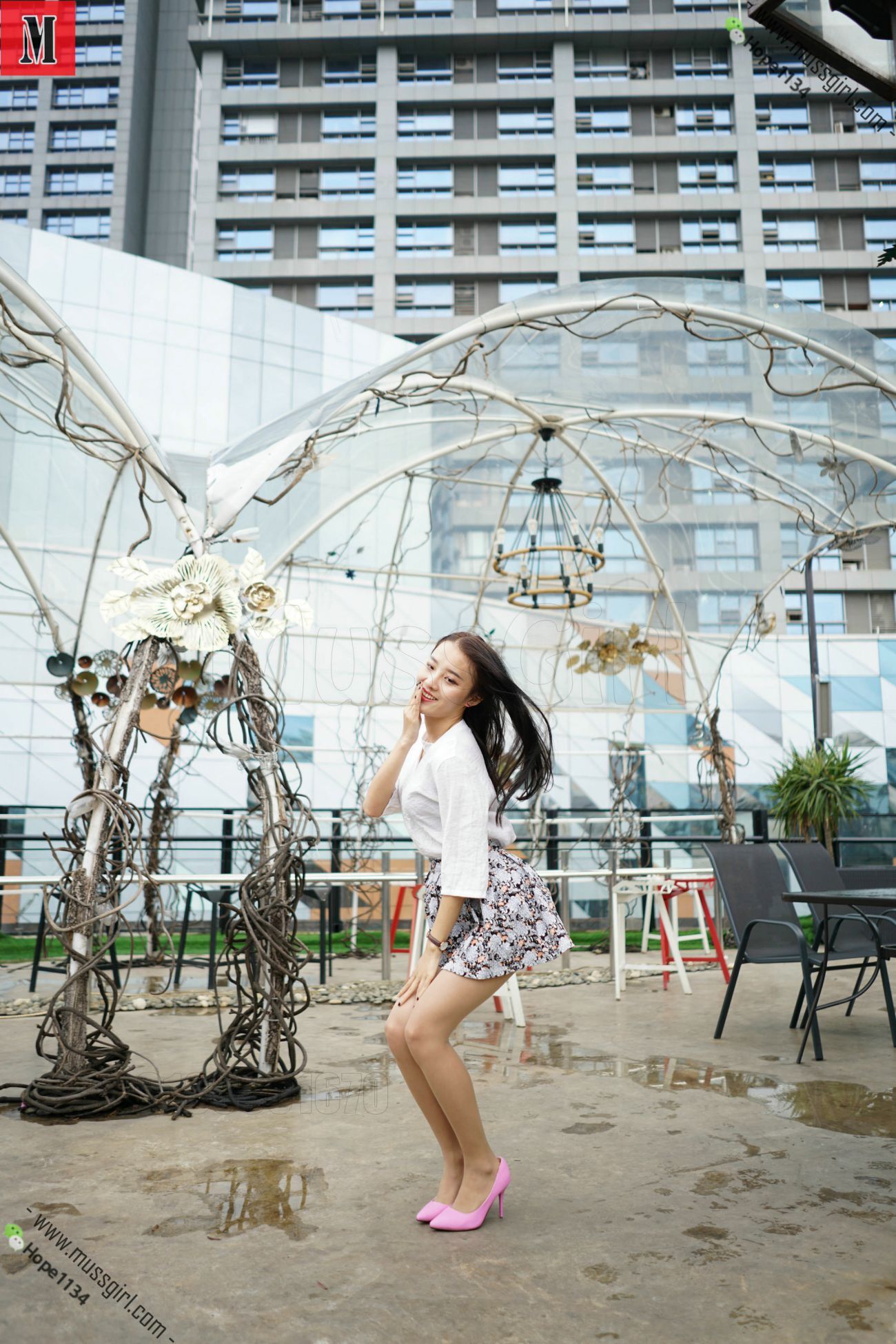 MussGirl慕丝女郎  NO.053 画家婉萍